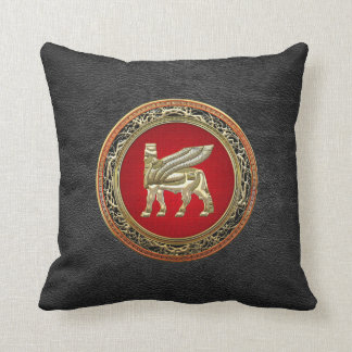 [300] Babylonian Winged Bull Lamassu [3D] Cushion