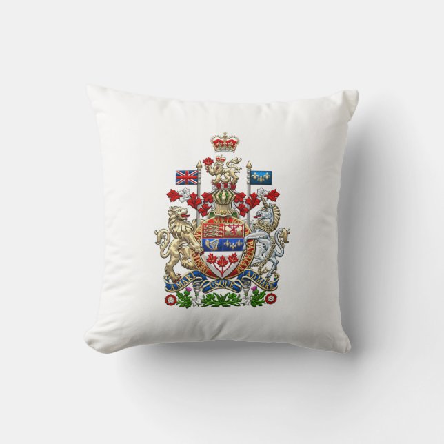 [300] Canada Coat of Arms [3D] Cushion (Front)