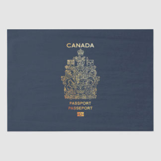 [300] Canadian Passport Cover Tissue Paper