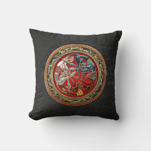 [300] Celtic Treasures - Three Dogs on Gold Cushion