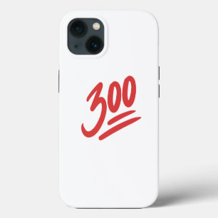 300 Emoji Bowling Perfect Game Score iPhone 13 Case