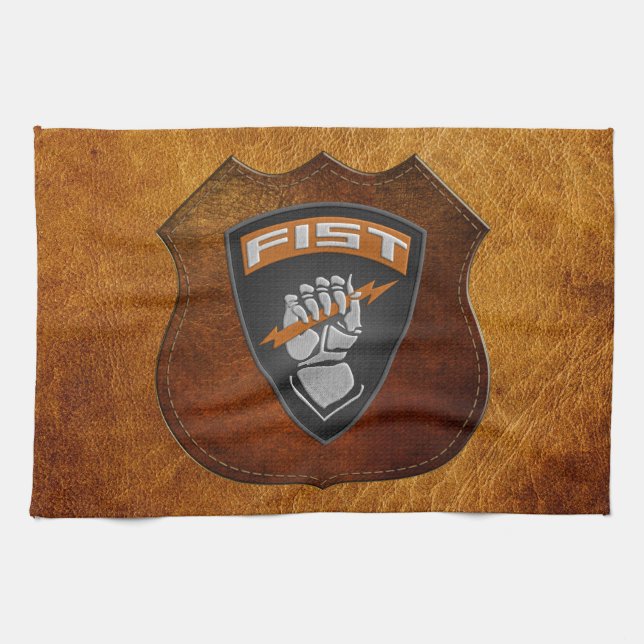 [300] Forward Observer (FIST) [Patch] Tea Towel (Horizontal)