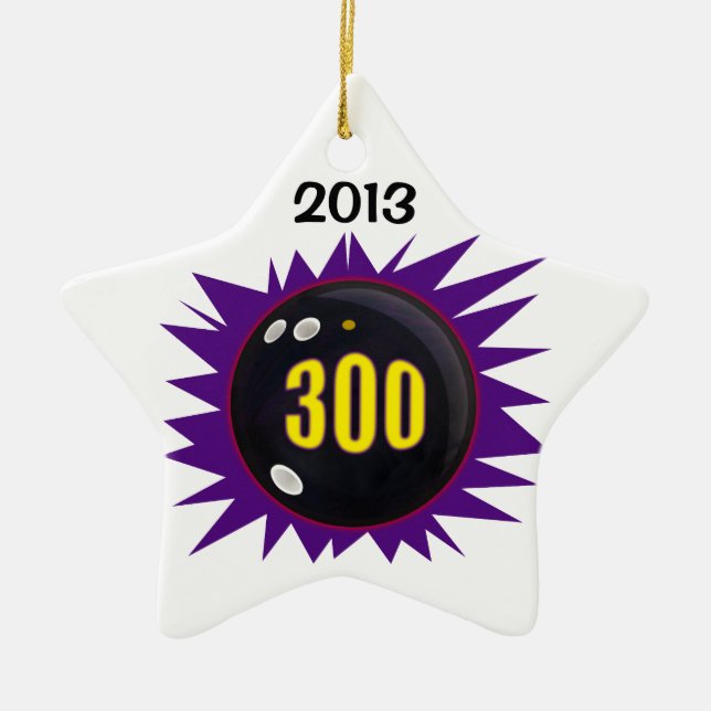 300 Game Ceramic Tree Decoration (Front)