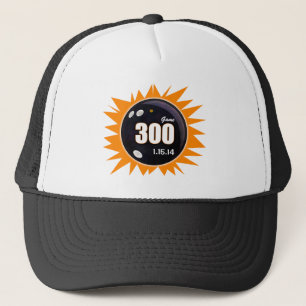 300 Game Orange & Black Trucker Hat