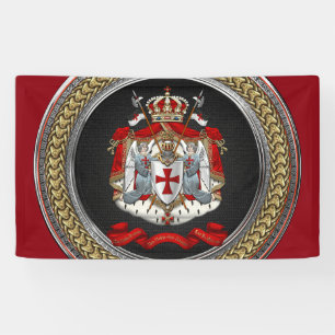 [300] Knights Templar Coat of Arms Banner