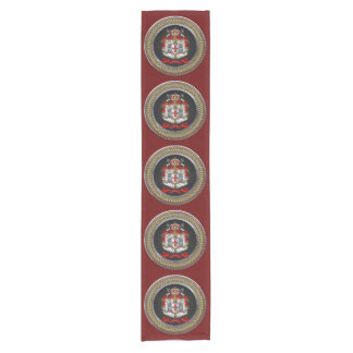 [300] Knights Templar Coat of Arms Short Table Runner