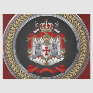 [300] Knights Templar Coat of Arms Tissue Paper