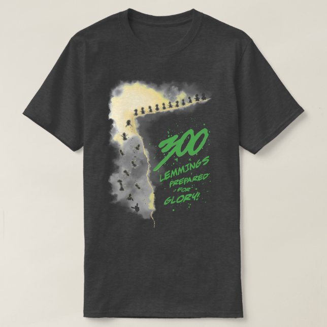 300 Lemmings T-Shirt (Design Front)