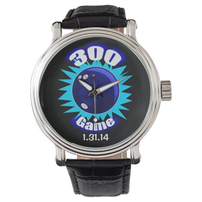 300 Perfect Game Blues Watch (Front)