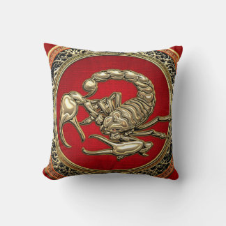 [300] Sacred Golden Scorpion on Red Cushion