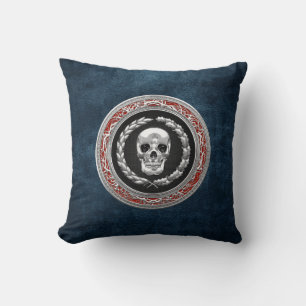 [300] Silver Skull Cushion