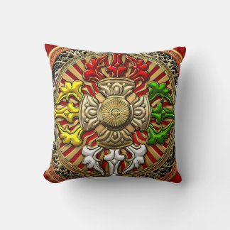 [300] Tibetan Double Dorje Mandala Cushion
