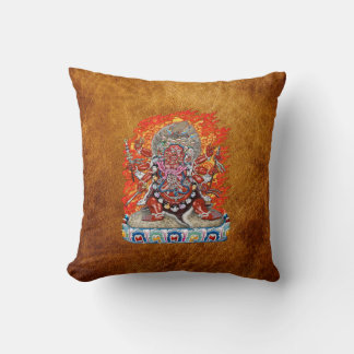 [300] Tibetan Thangka  - Wrathful Deity Hayagriva Cushion