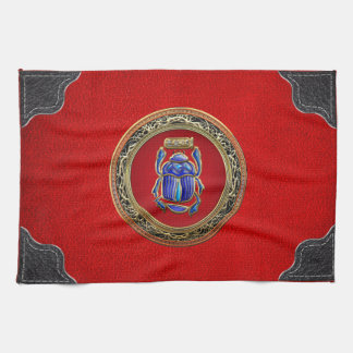 [300] Treasure Trove: Ancient Egyptian Scarab Tea Towel