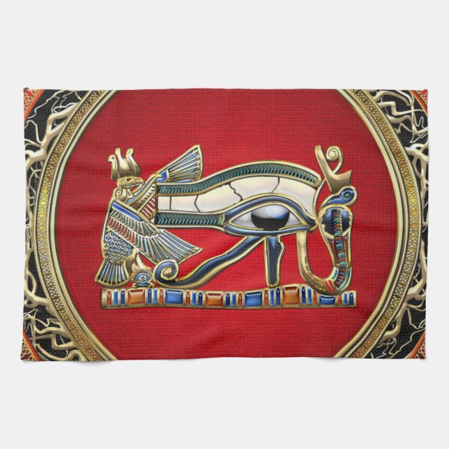 [300] Treasure Trove: The Eye of Horus Tea Towel (Horizontal)