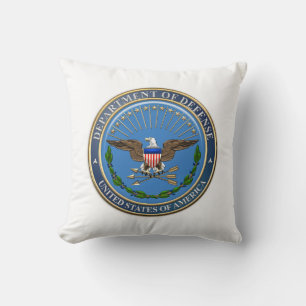 [300] U.S. Department of Defence (DOD) Emblem [3D] Cushion
