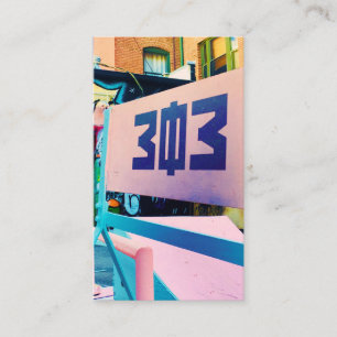 303 colfax colorado alley business card