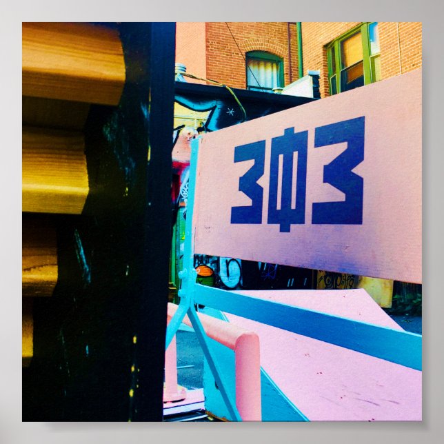 303 colfax colorado alley poster (Front)