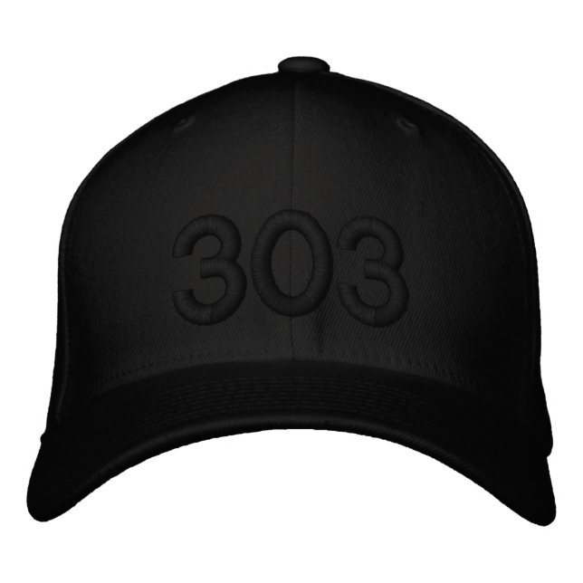 303 EMBROIDERED HAT (Front)