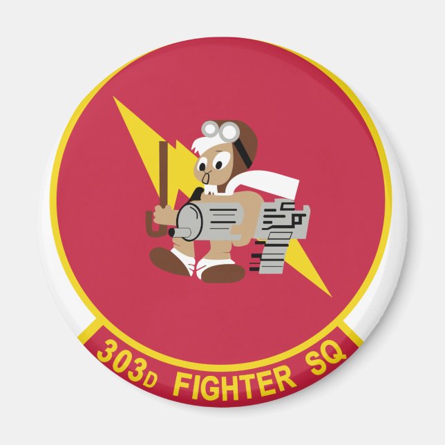 303 FIGHTER SQUADRON (AFRC) MAGNET (Front)