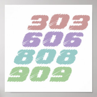 303 Techno Poster
