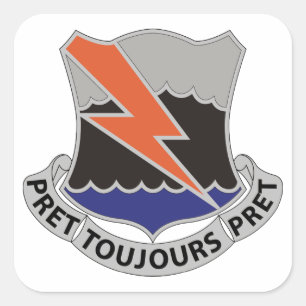 304th Signal Battalion Square Sticker