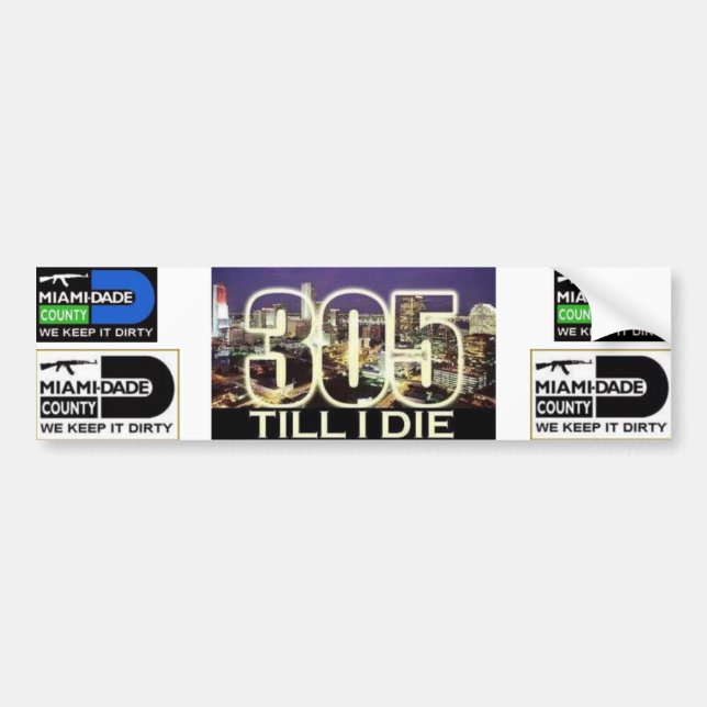 305 bumper sticker (Front)