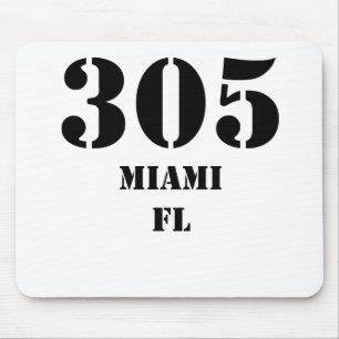 305 Miami FL Mouse Mat