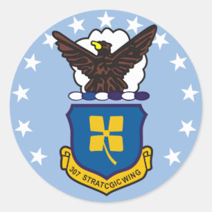 307th Strategic Wing Classic Round Sticker