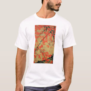 30. 紅葉小禽図, 若冲 Maple & Small Birds, Jakuchū T-Shirt
