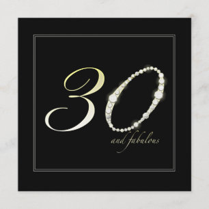 30 and Fabulous Invitation