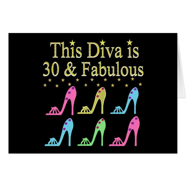 30 AND FABULOUS SHOE QUEEN DESIGN (Front Horizontal)