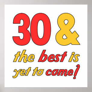 30 Best Birthday Gifts Poster