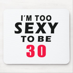 30 birthday designs mouse mat