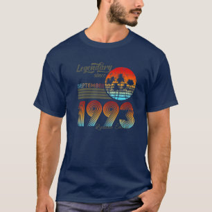 30. Birthday Legendary Since September 1993 T-Shirt