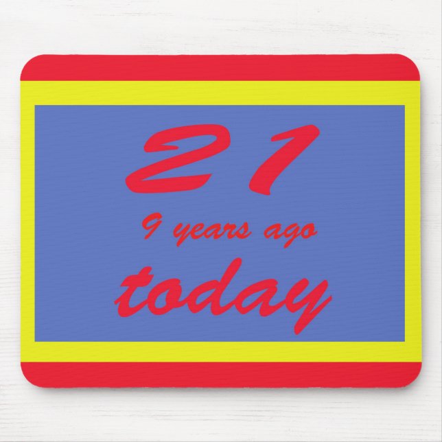 30 birthday mouse mat (Front)