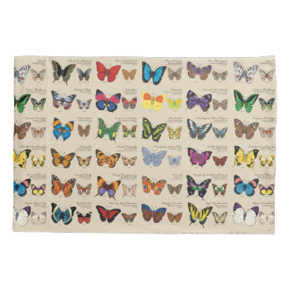 30 Butterfly Species from Around the World (Light) Pillowcase