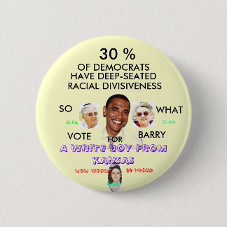 30 % changed speling 6 cm round badge