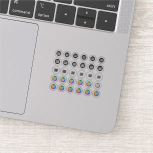 30 Custom Logo Tiny Clear Stickers