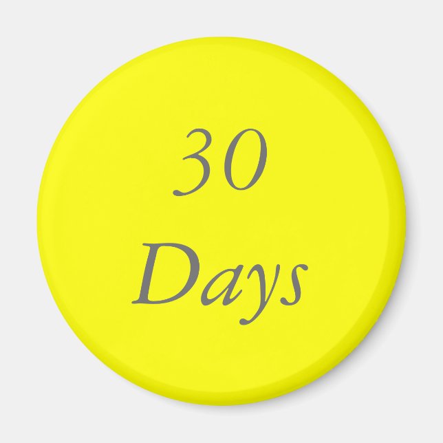 30 Day Chip Magnet (Front)