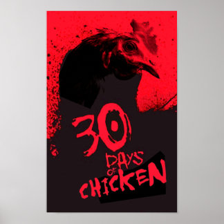 30 DAYS Of CHICKEN Poster