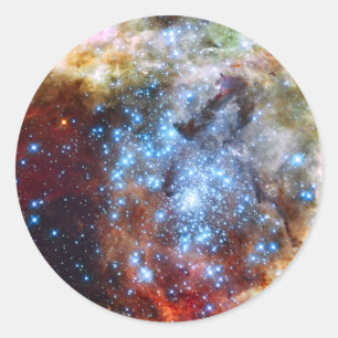 30 Doradus Nebula Star Clusters Classic Round Sticker