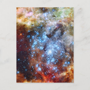 30 Doradus Nebula Star Clusters Postcard