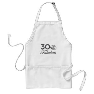30 & Fabulous Gift Standard Apron