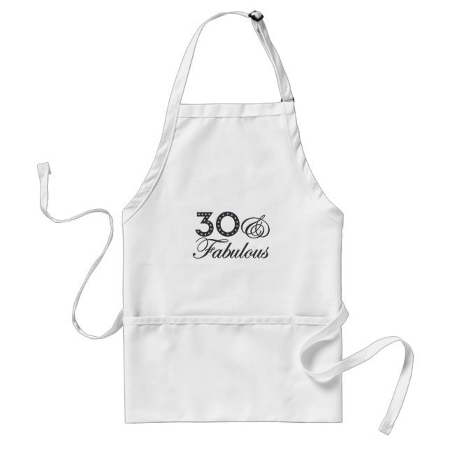 30 & Fabulous Gift Standard Apron (Front)