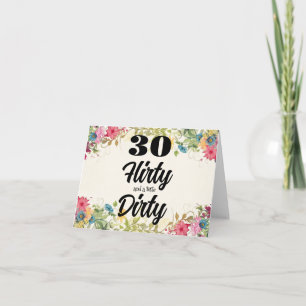 30 Flirty Greeting Card