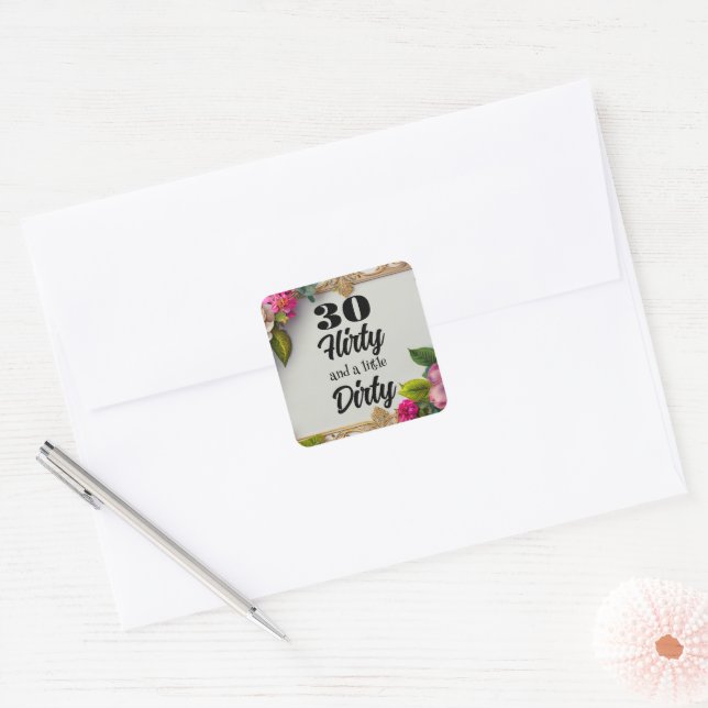 30 Flirty Sticker (Envelope)