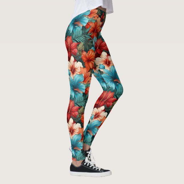 #30 Floral Pattern Leggings (Right)