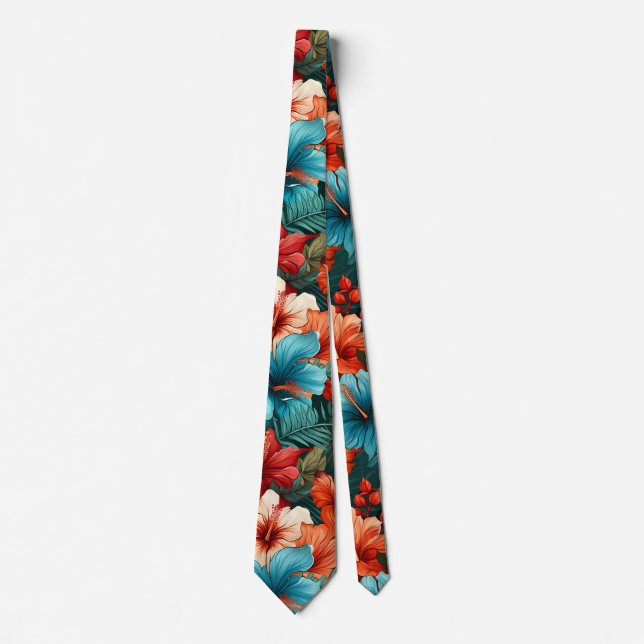 #30 Floral Pattern Tie (Front)