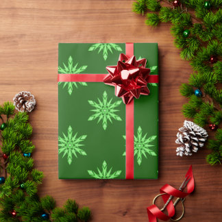 30 Inches * 60 Feet Green Sparkle Glossy Wrapping Paper